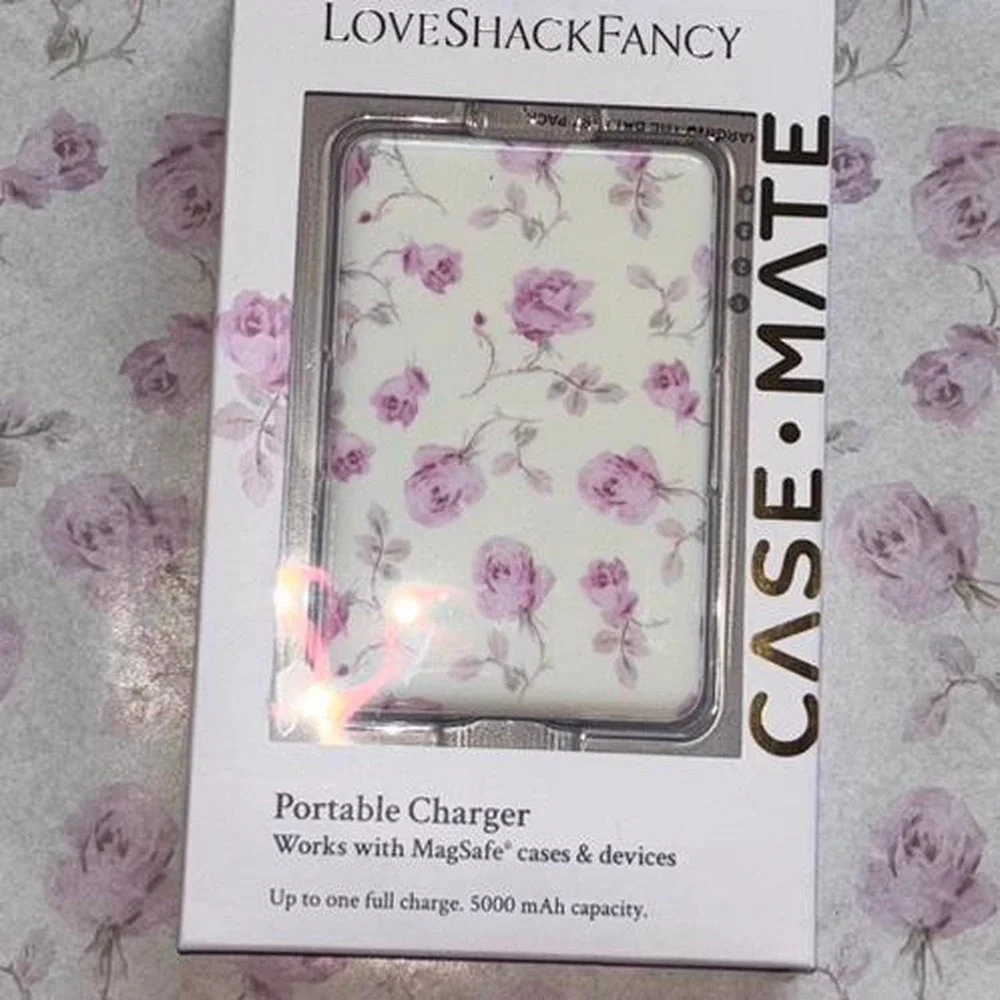 LoveShackFancy case mate portable charger MagSafe
